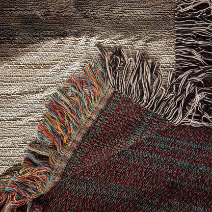 "Christ's Loving Smile" - Heirloom Woven Blanket