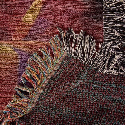 "With Jesus In Paradise" - Heirloom Woven Blanket