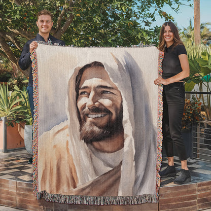 "Rabbi Jesus" - Heirloom Woven Blanket