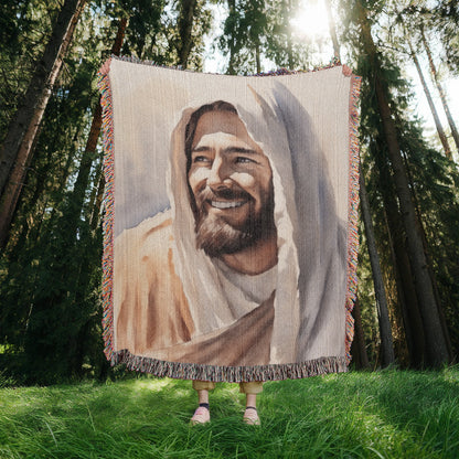 "Rabbi Jesus" - Heirloom Woven Blanket