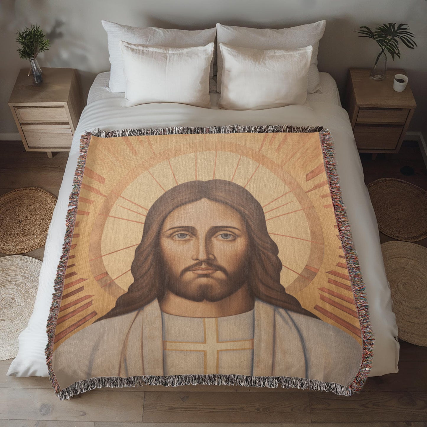 "The Glory Of Christ" - Heirloom Woven Blanket