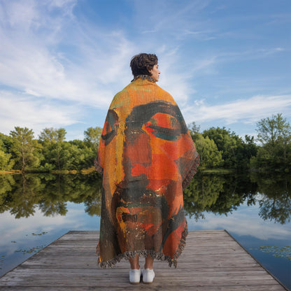 "The Silent Christ" - Heirloom Woven Blanket