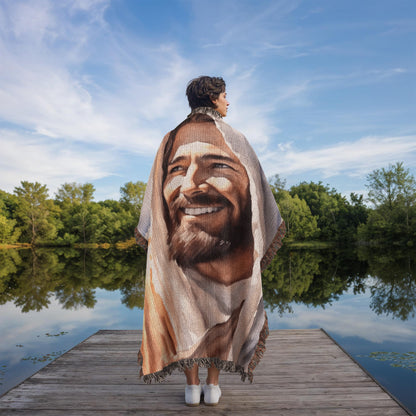 "Rabbi Jesus" - Heirloom Woven Blanket