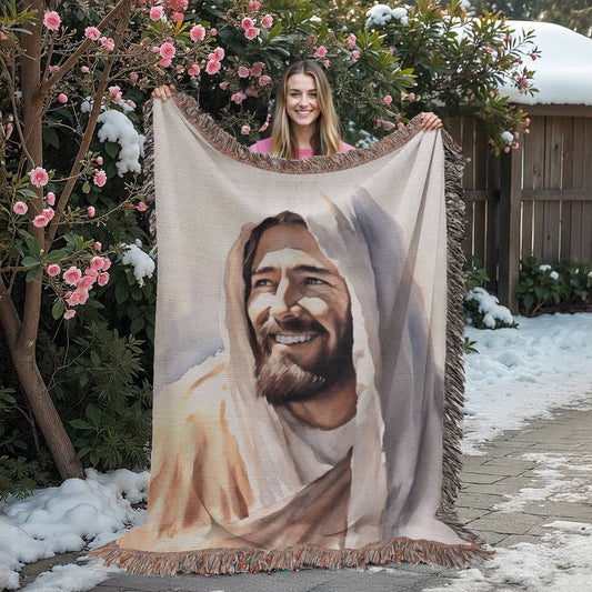 "Rabbi Jesus" - Heirloom Woven Blanket