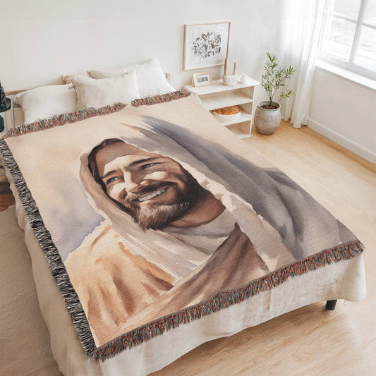 "Rabbi Jesus" - Heirloom Woven Blanket