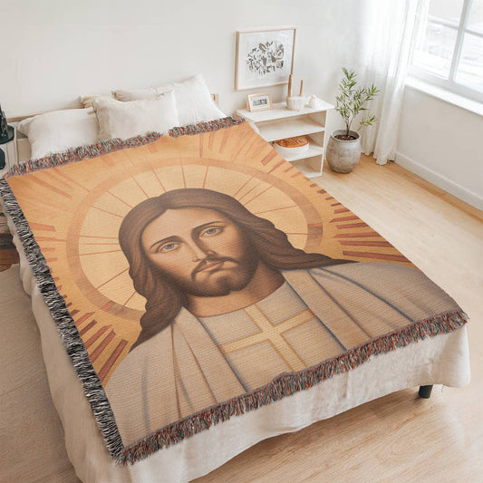 "The Glory Of Christ" - Heirloom Woven Blanket