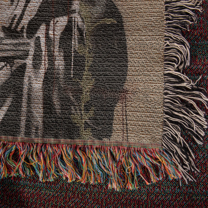 Blessed Heart Of Jesus | Christian Woven Throw Blanket - ChristVisions