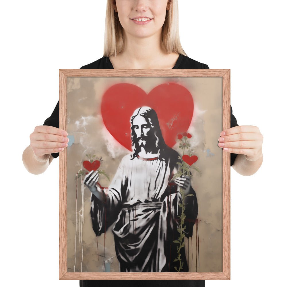 Blessed Heart Of Jesus Fine Art Print - ChristVisions