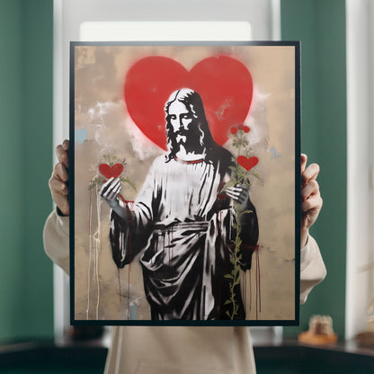 Blessed Heart Of Jesus Fine Art Print - ChristVisions