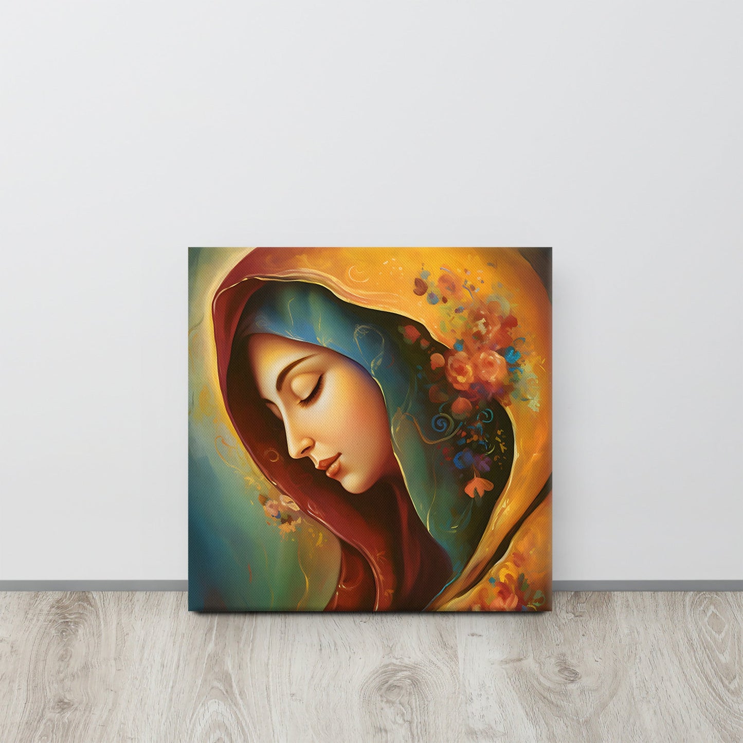 Blessed Virgin Mary Canvas Print - ChristVisions