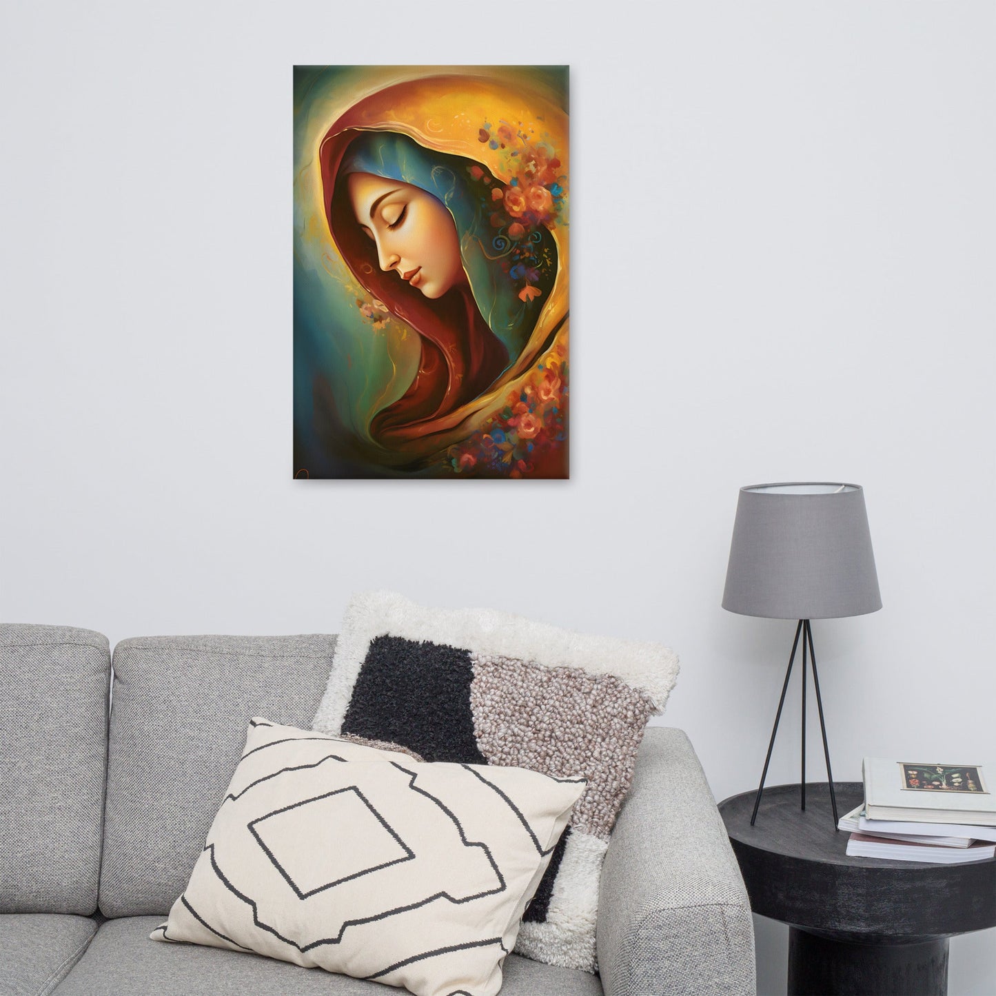 Blessed Virgin Mary Canvas Print - ChristVisions