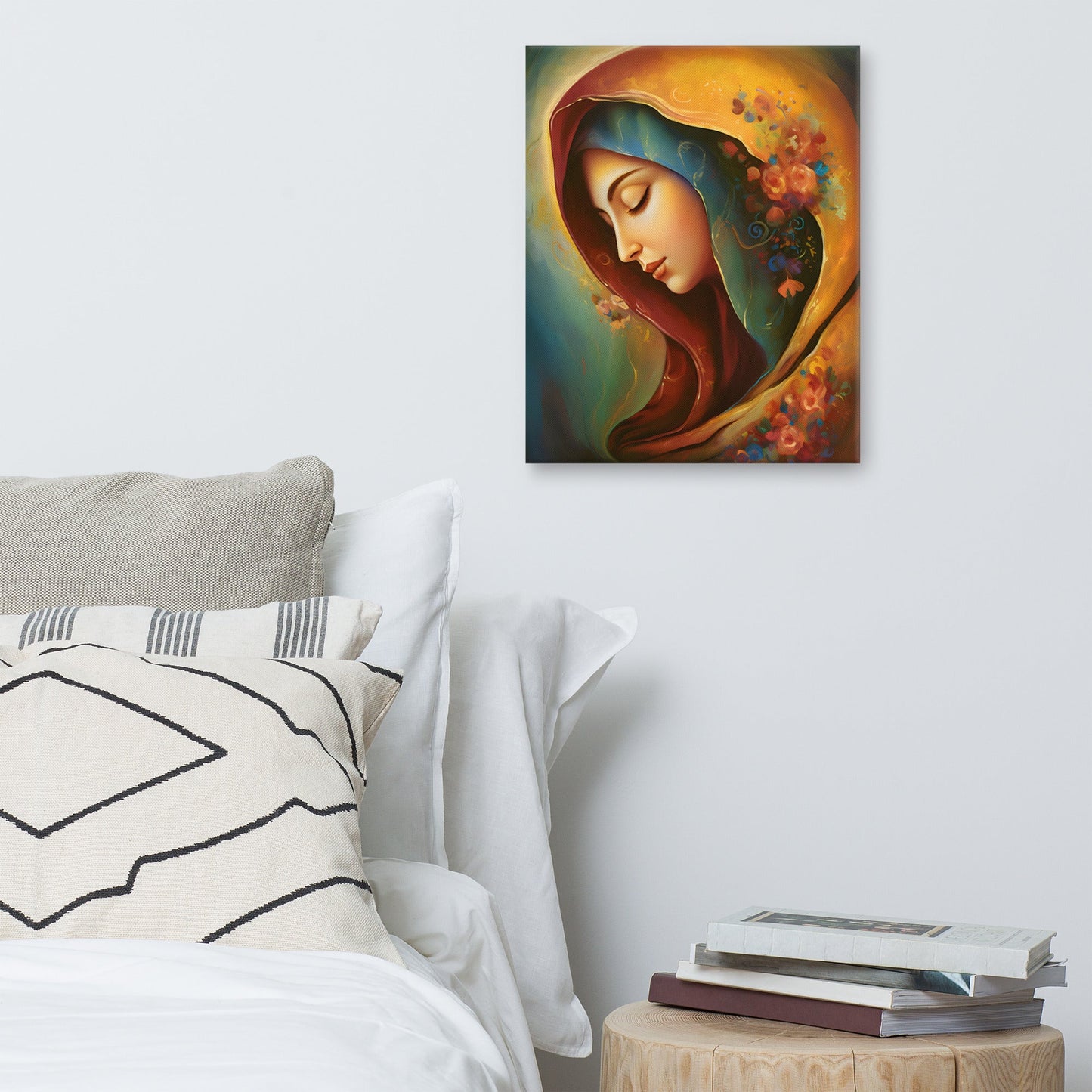 Blessed Virgin Mary Canvas Print - ChristVisions