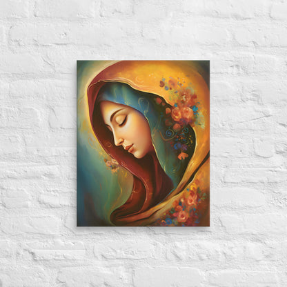 Blessed Virgin Mary Canvas Print - ChristVisions