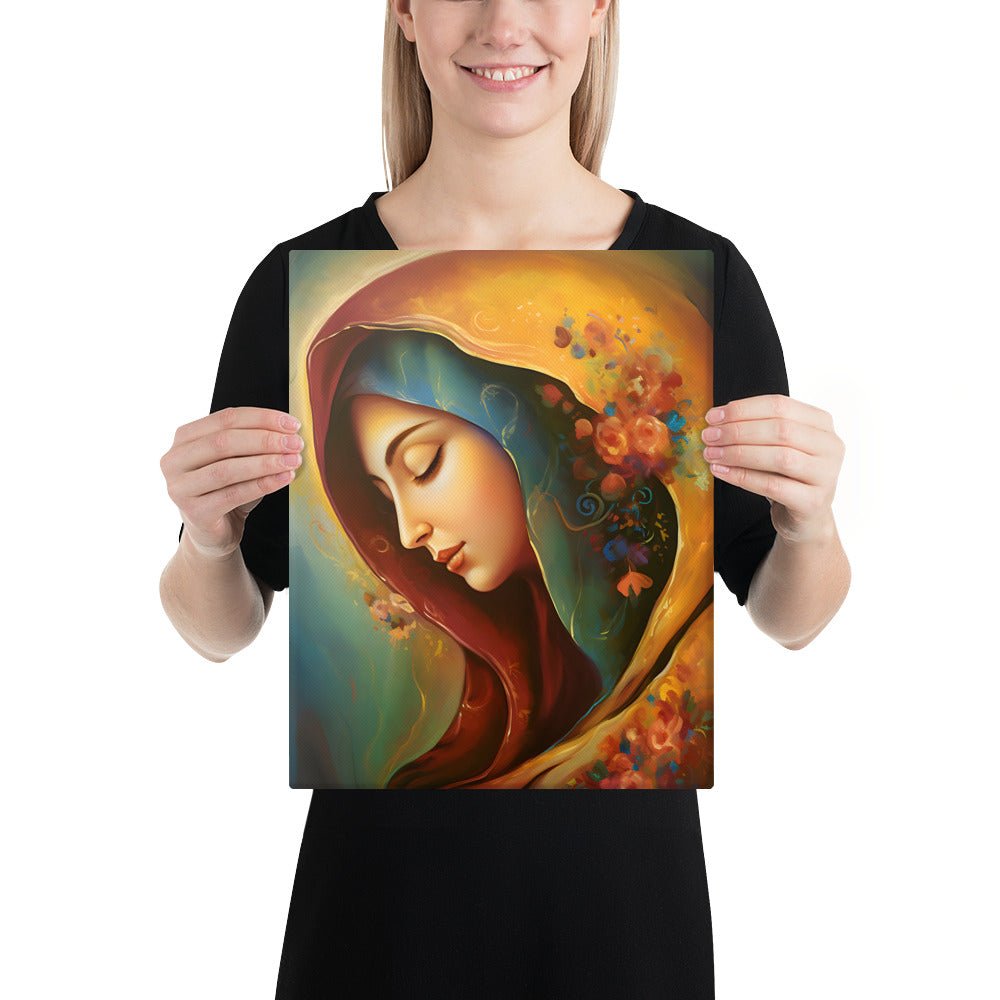 Blessed Virgin Mary Canvas Print - ChristVisions