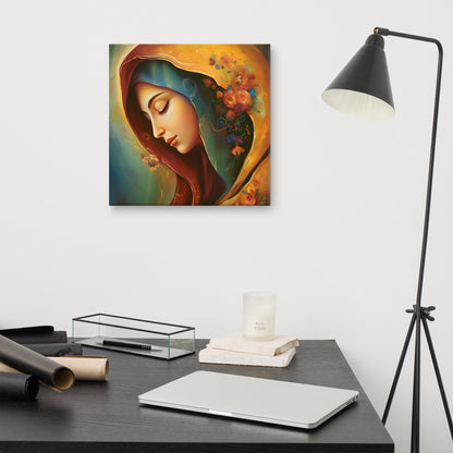 Blessed Virgin Mary Canvas Print - ChristVisions