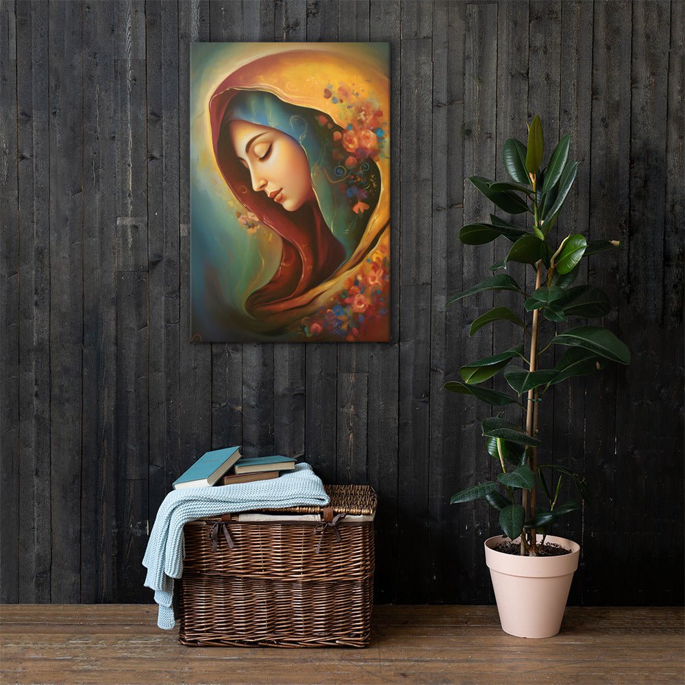 Blessed Virgin Mary Canvas Print - ChristVisions