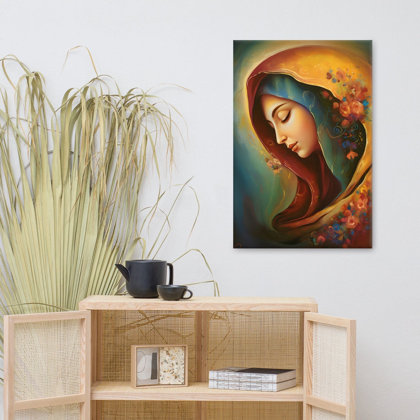 Blessed Virgin Mary Canvas Print - ChristVisions