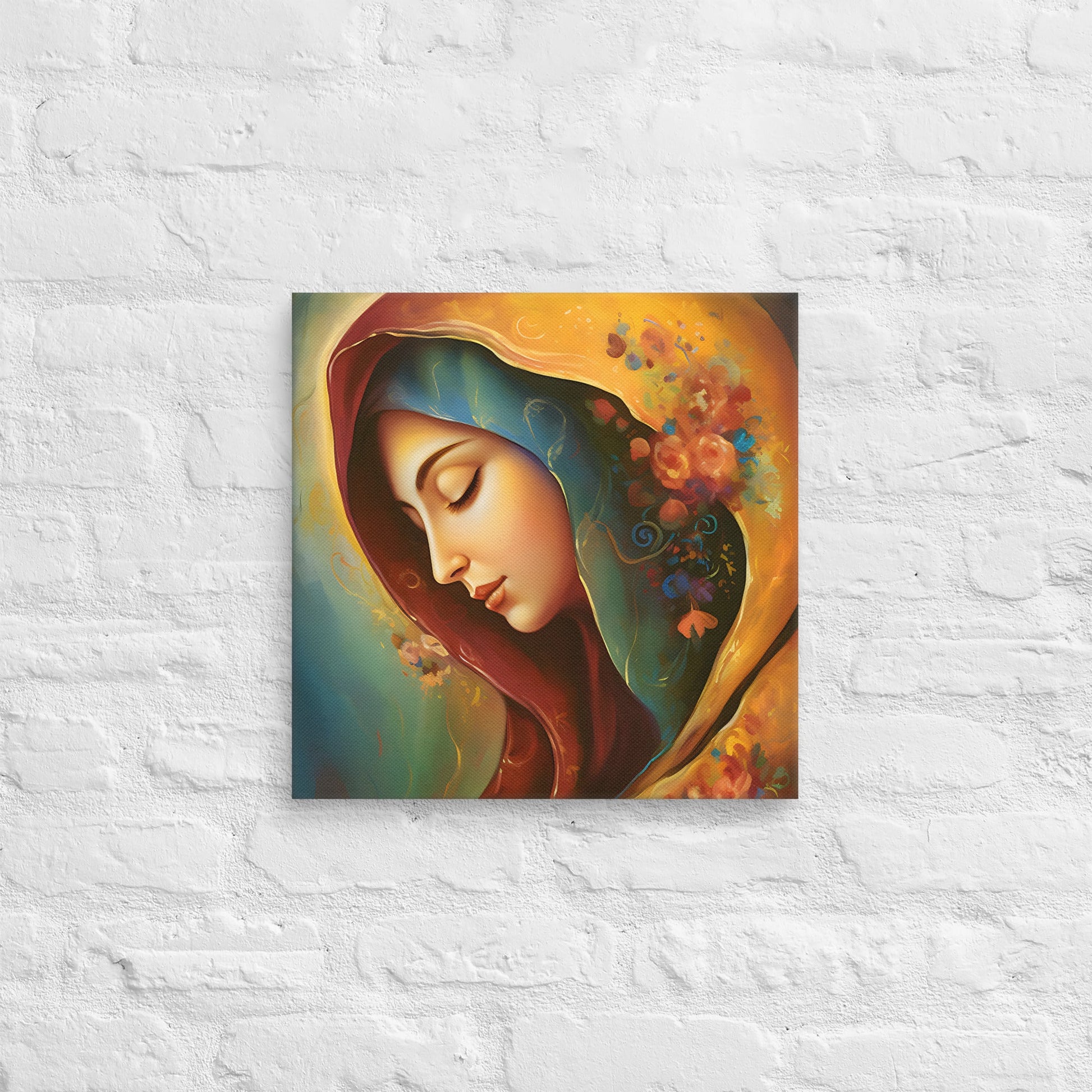 Blessed Virgin Mary Canvas Print - ChristVisions