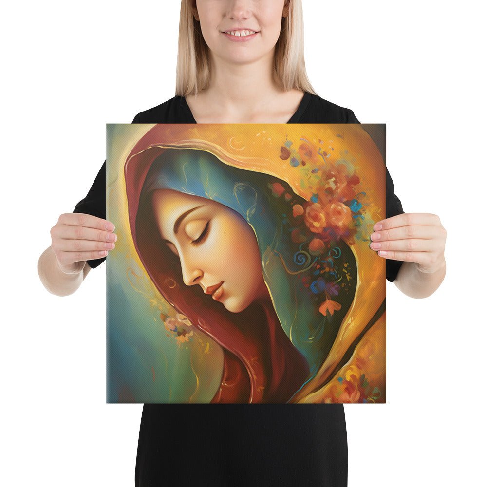 Blessed Virgin Mary Canvas Print - ChristVisions
