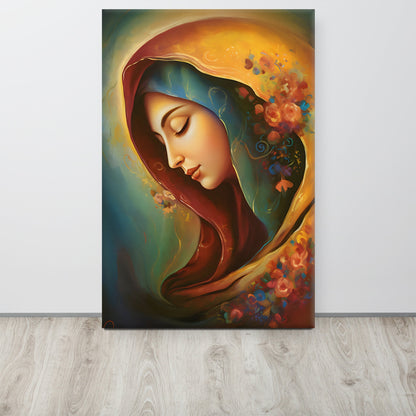 Blessed Virgin Mary Canvas Print - ChristVisions