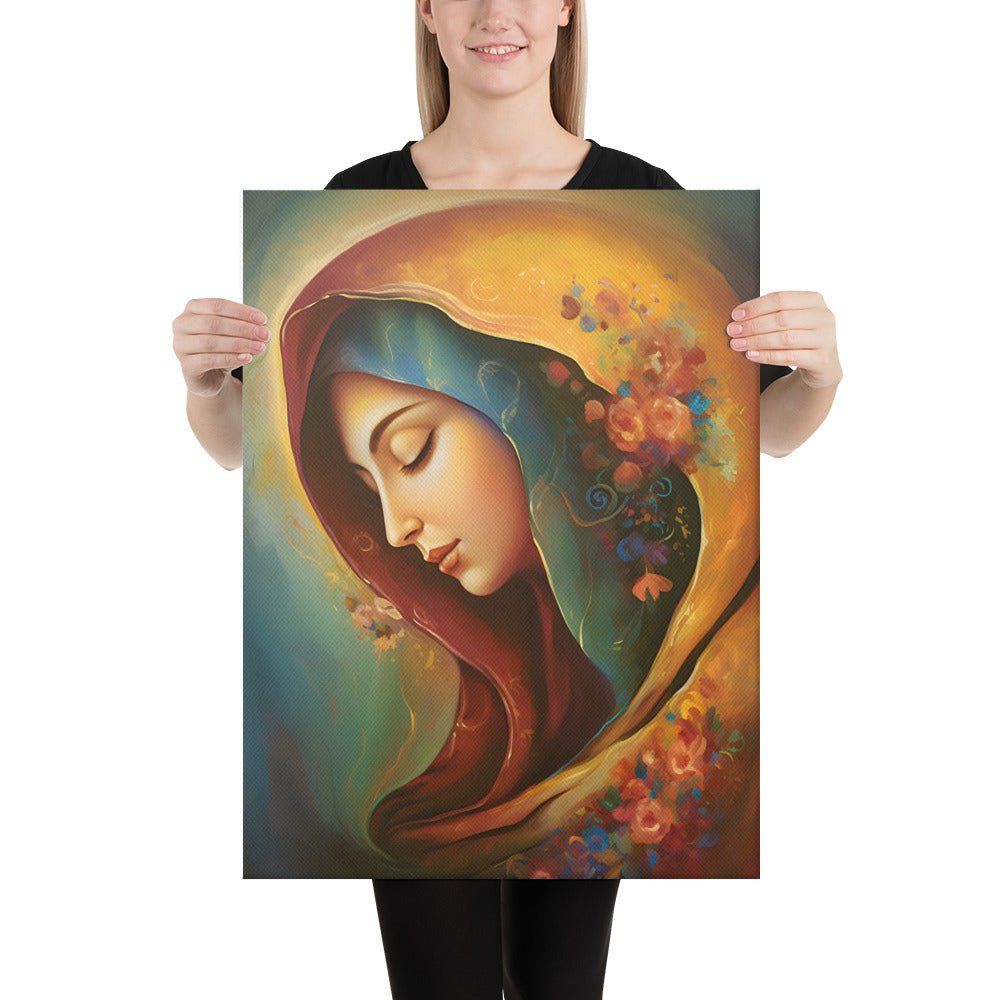 Blessed Virgin Mary Canvas Print - ChristVisions