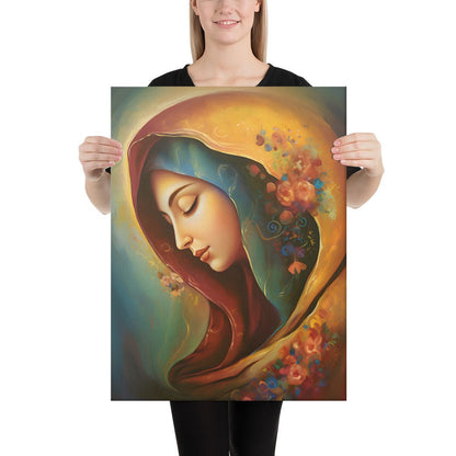Blessed Virgin Mary Canvas Print - ChristVisions