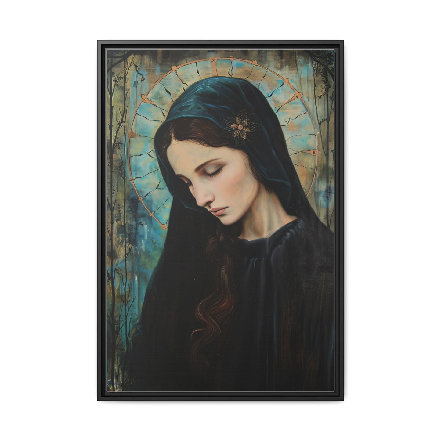 Blue Madonna | Canvas Print