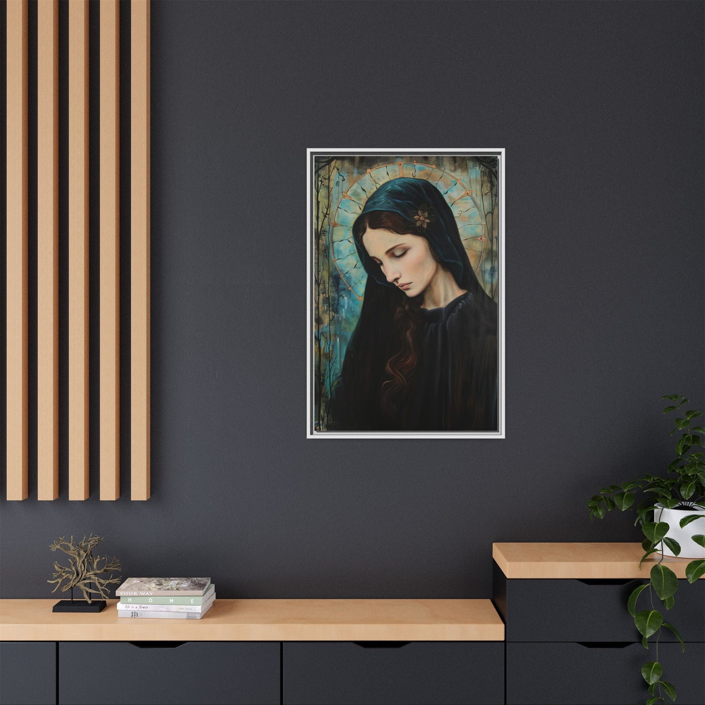 Blue Madonna | Canvas Print