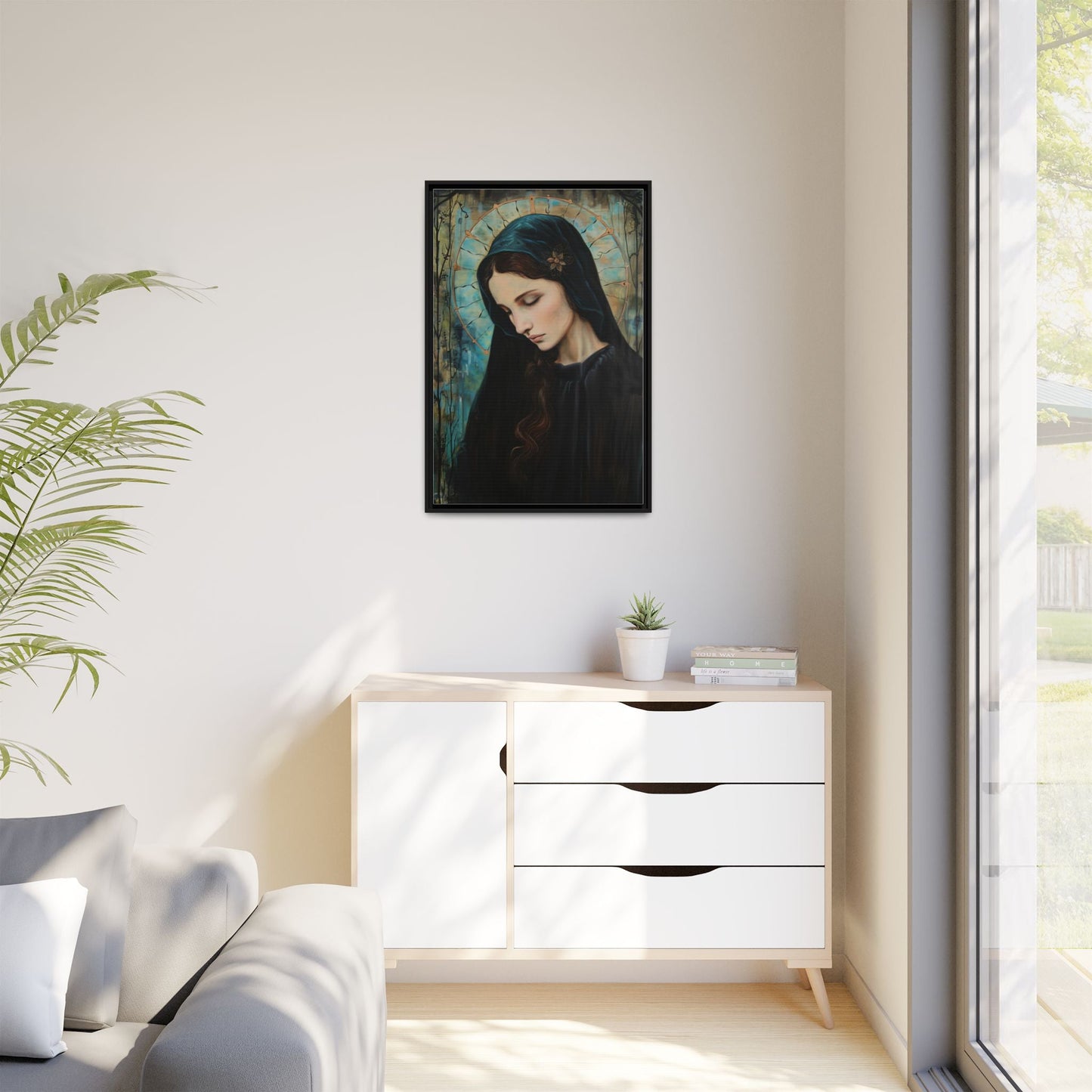Blue Madonna | Canvas Print
