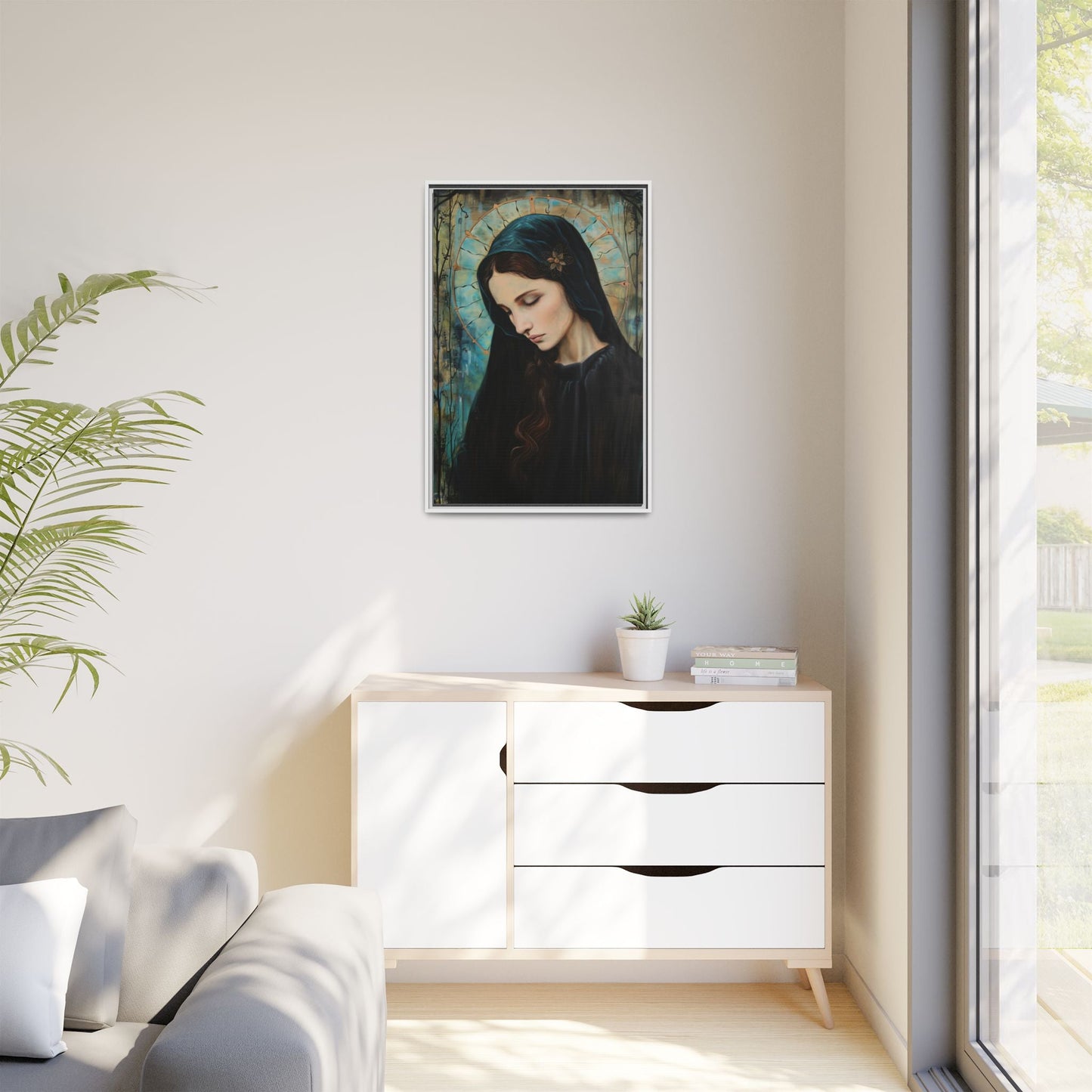 Blue Madonna | Canvas Print