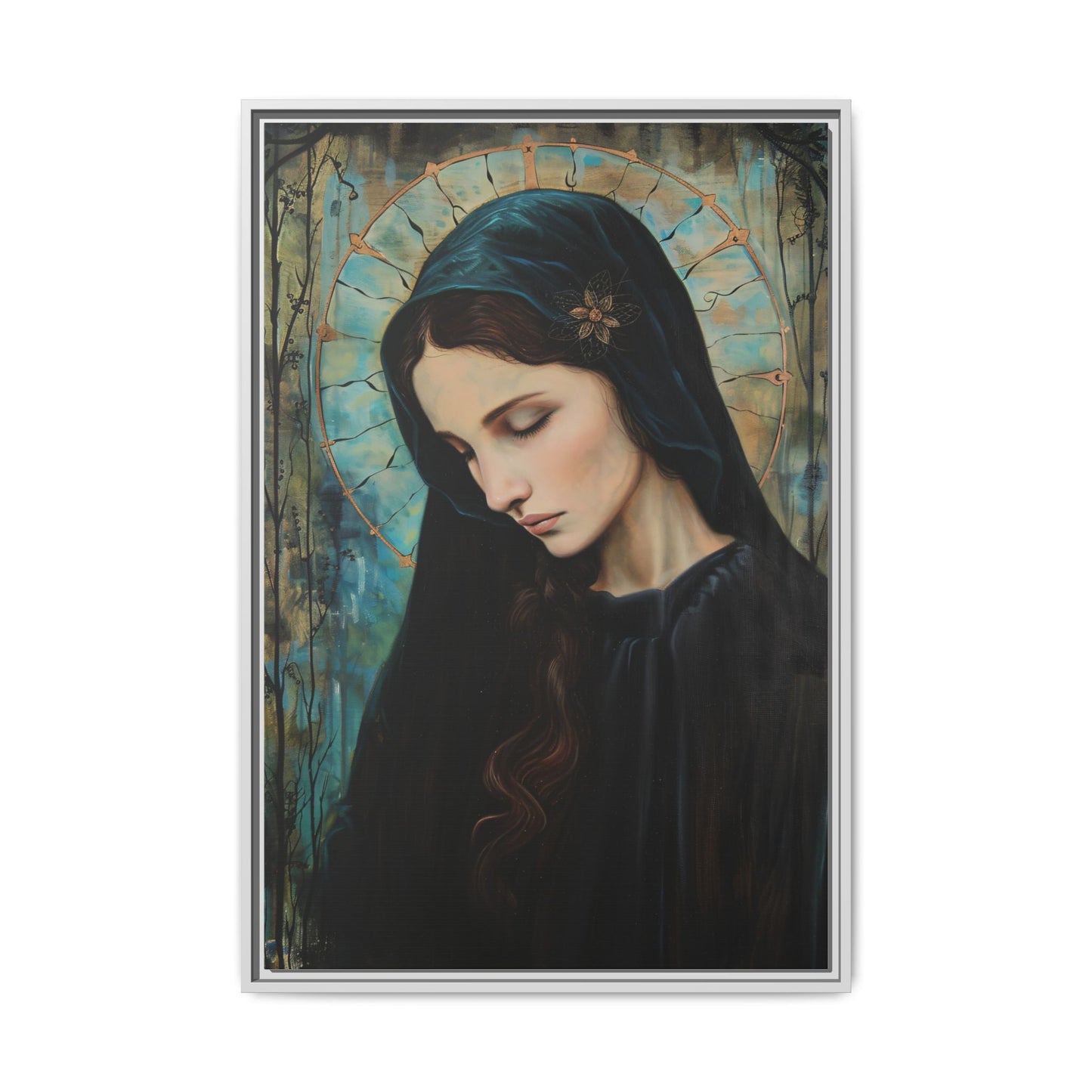 Blue Madonna | Canvas Print