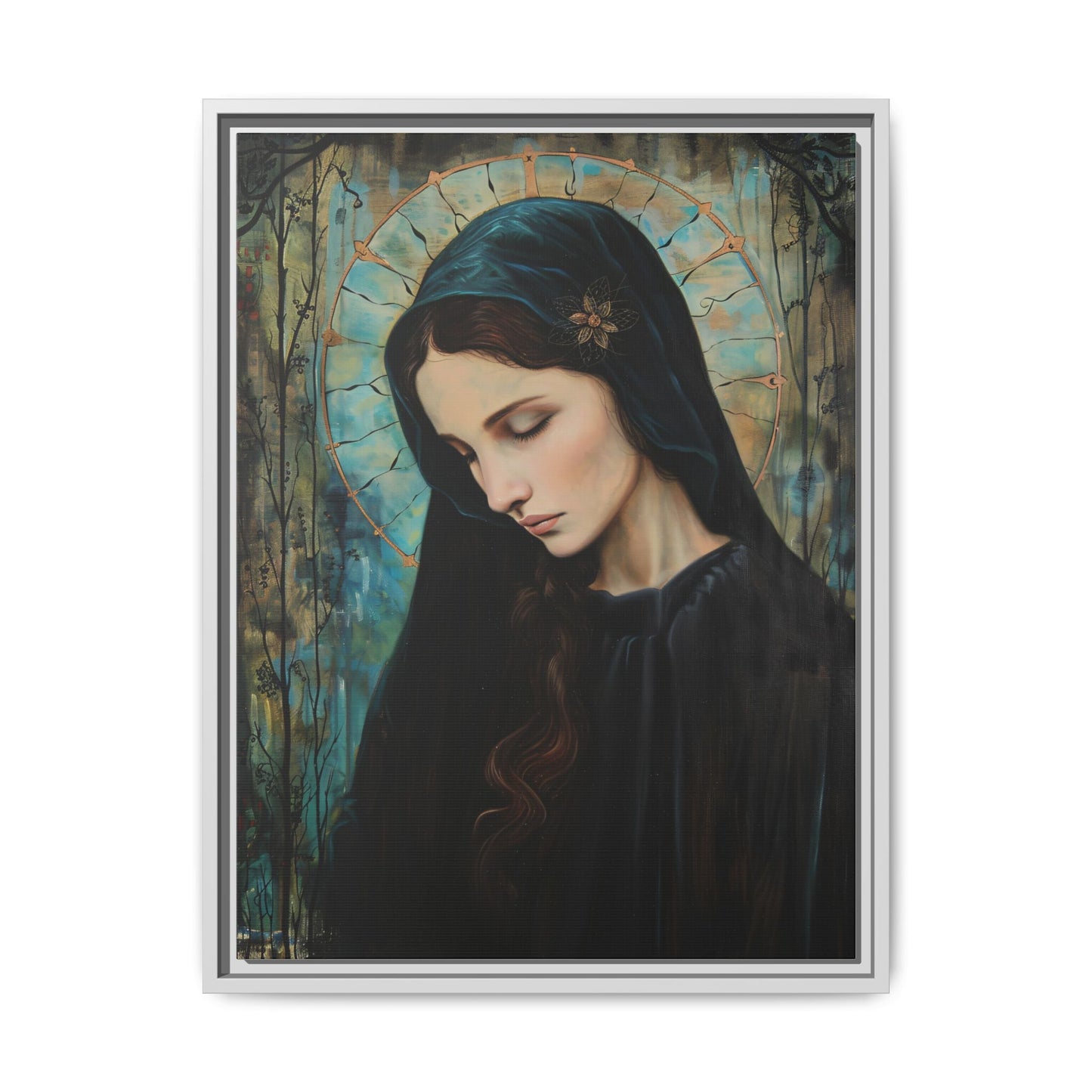 Blue Madonna | Canvas Print