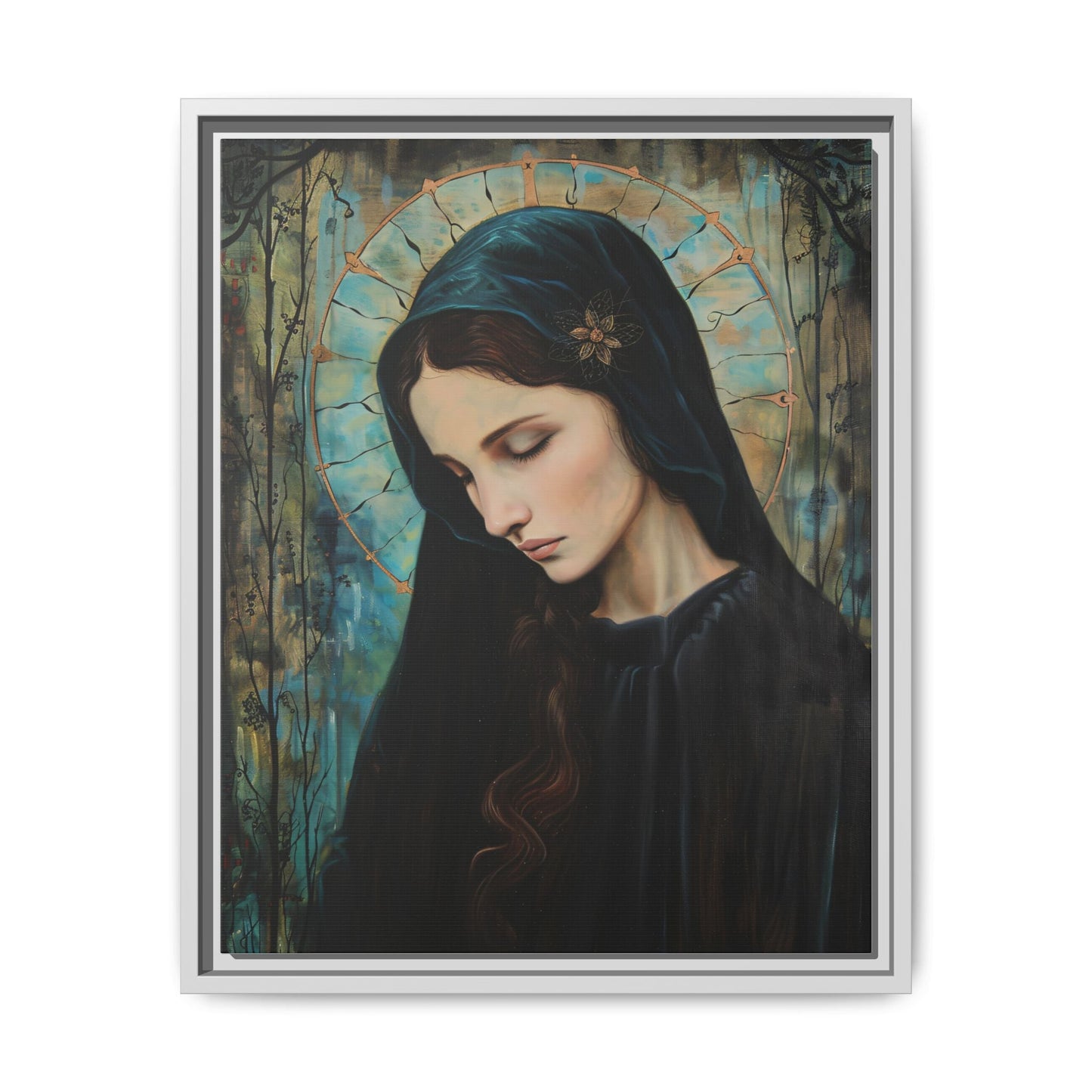 Blue Madonna | Canvas Print
