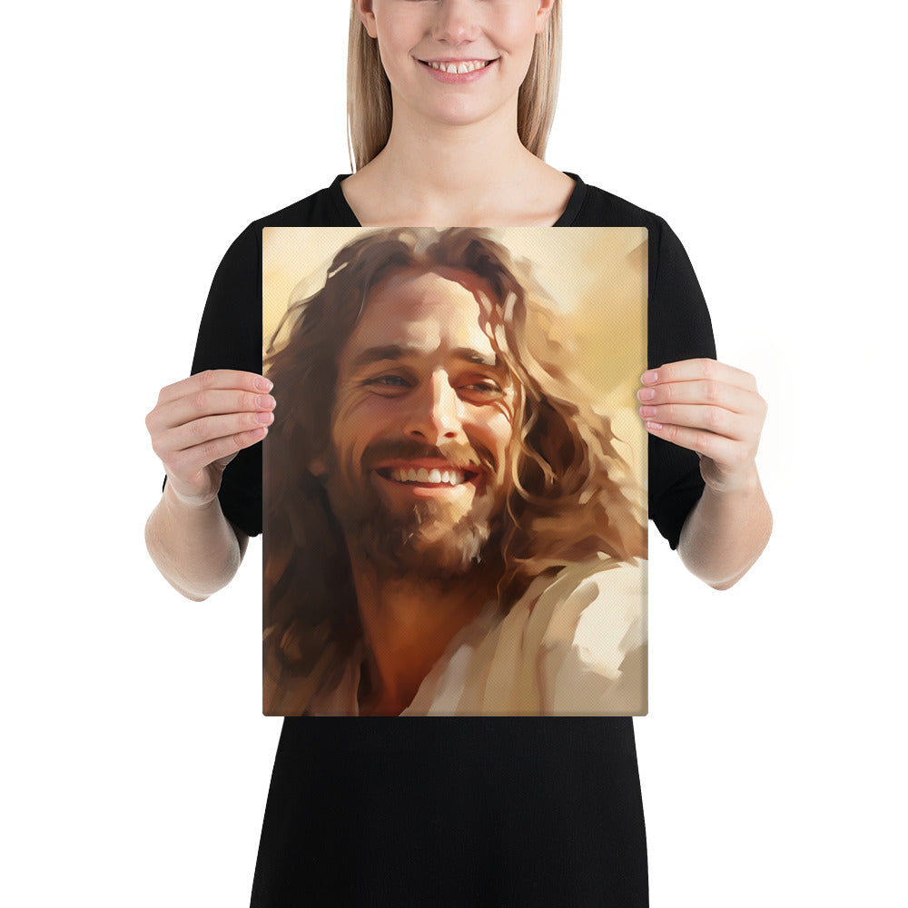 Free At Last In Jesus Canvas Print
