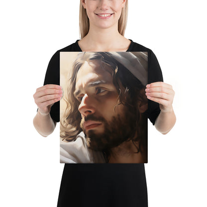 His Love Saves Canvas Print