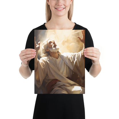Moses On Mount Sinai Canvas Print