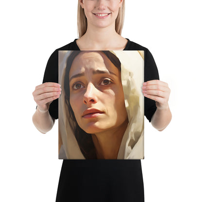 Our Lady Of Sorrows Canvas Print