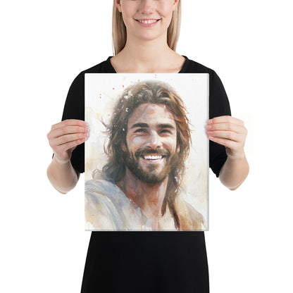 Messiah's Smile Canvas Print