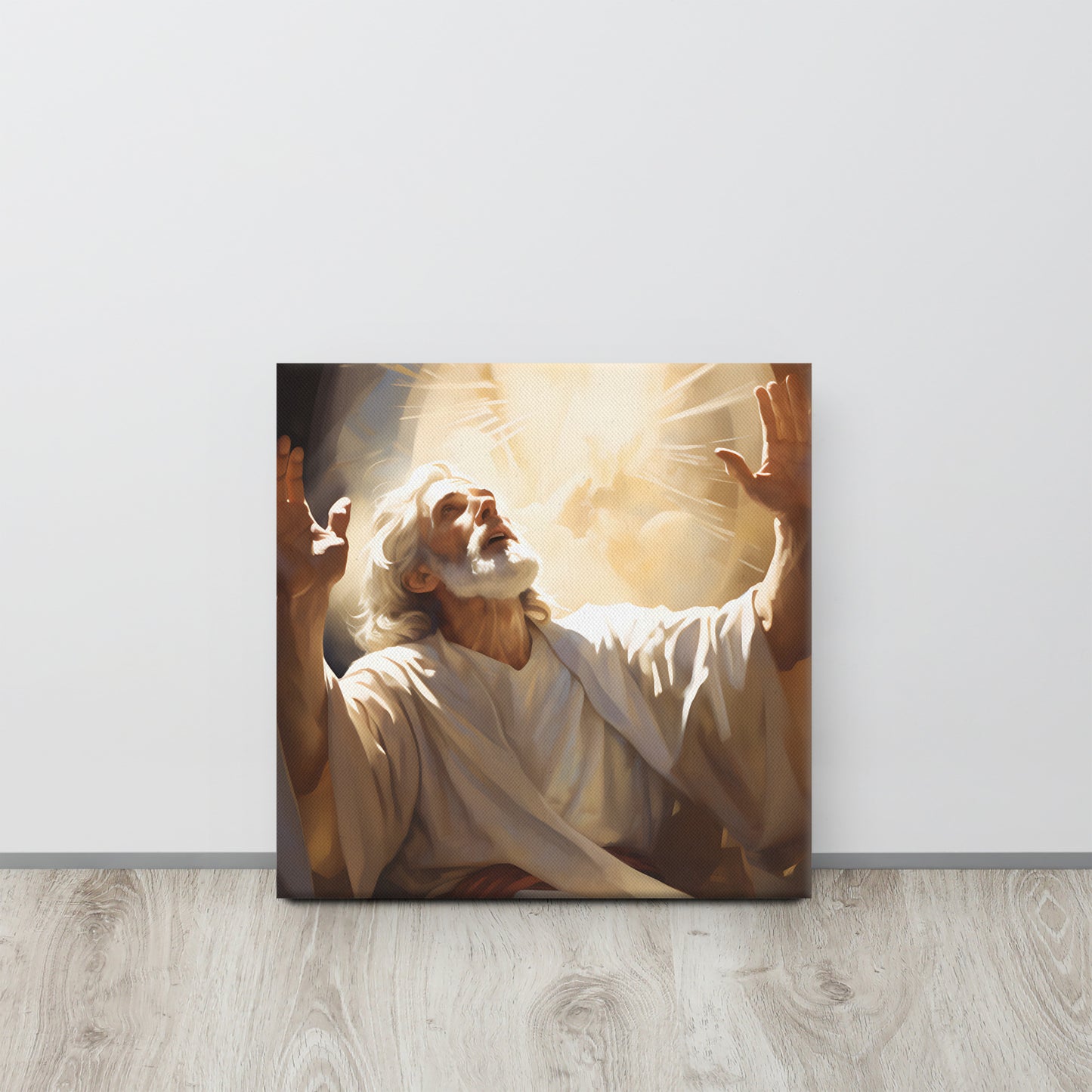 Moses On Mount Sinai Canvas Print