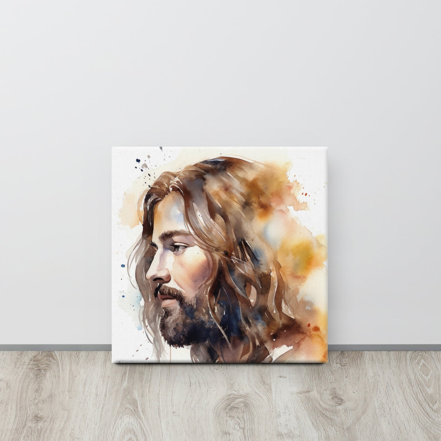 Jesus The True Light Canvas Print