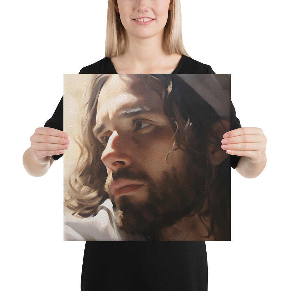 His Love Saves Canvas Print