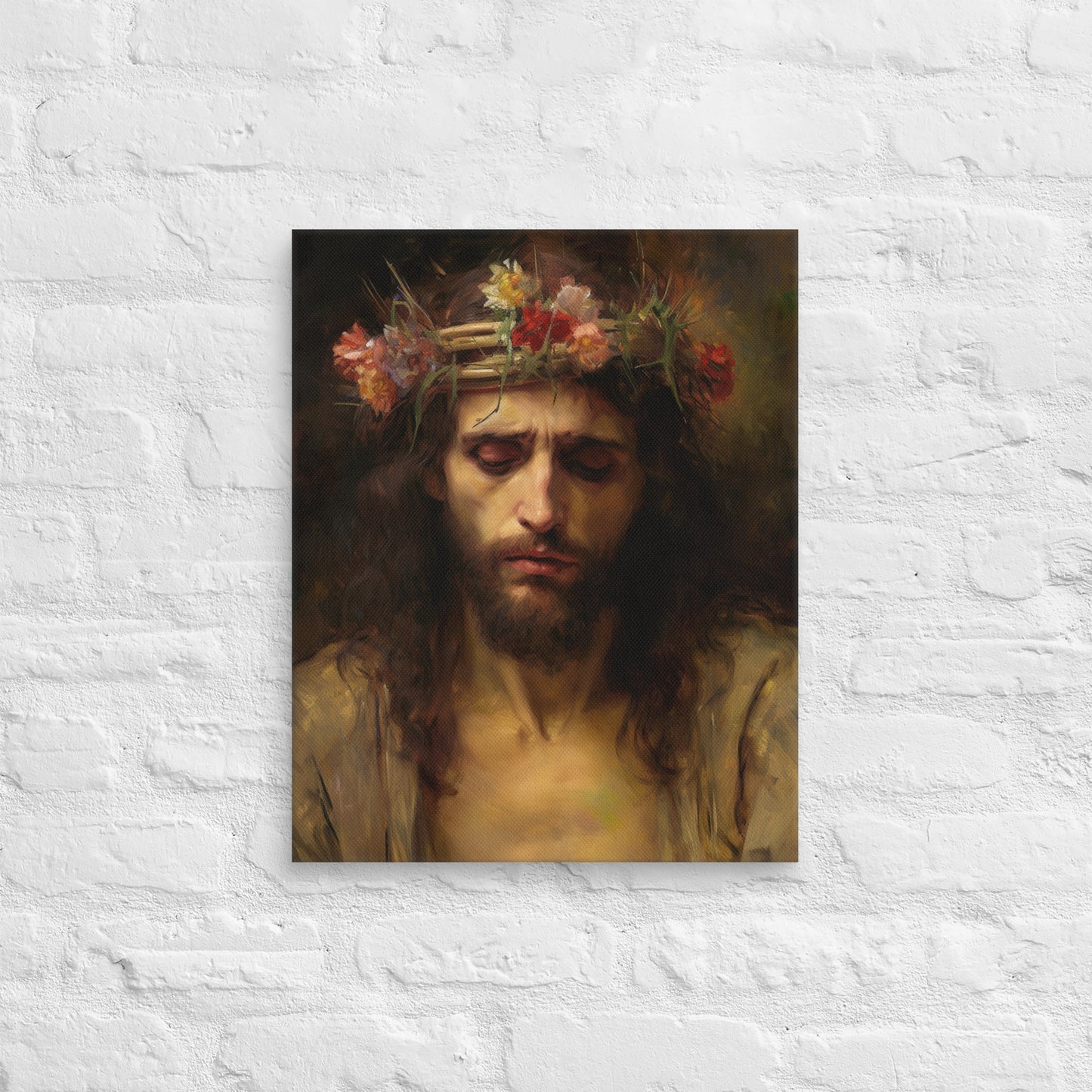 Christ's Crown Of Glory Canvas Print
