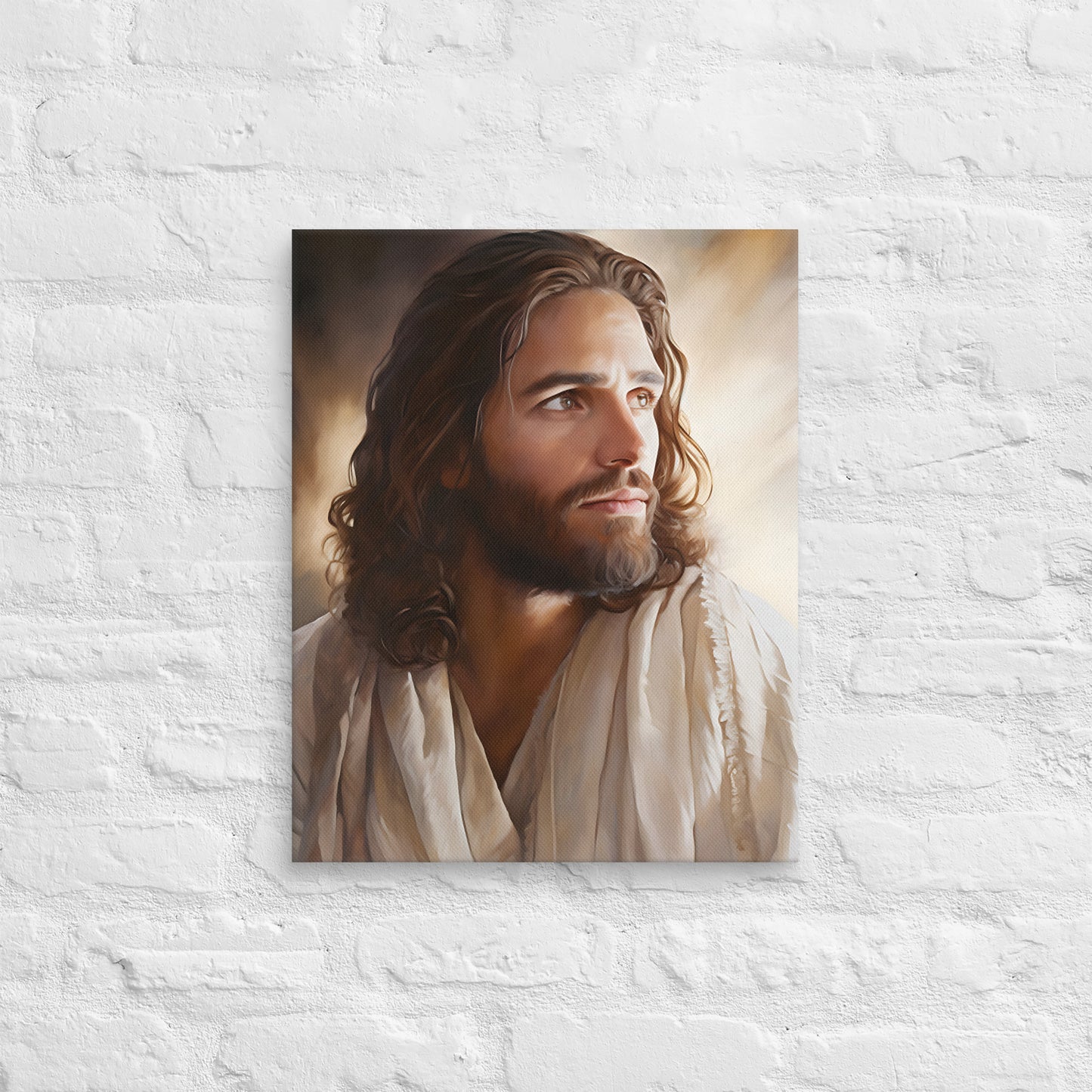 Jesus Gentle Healer Canvas Print