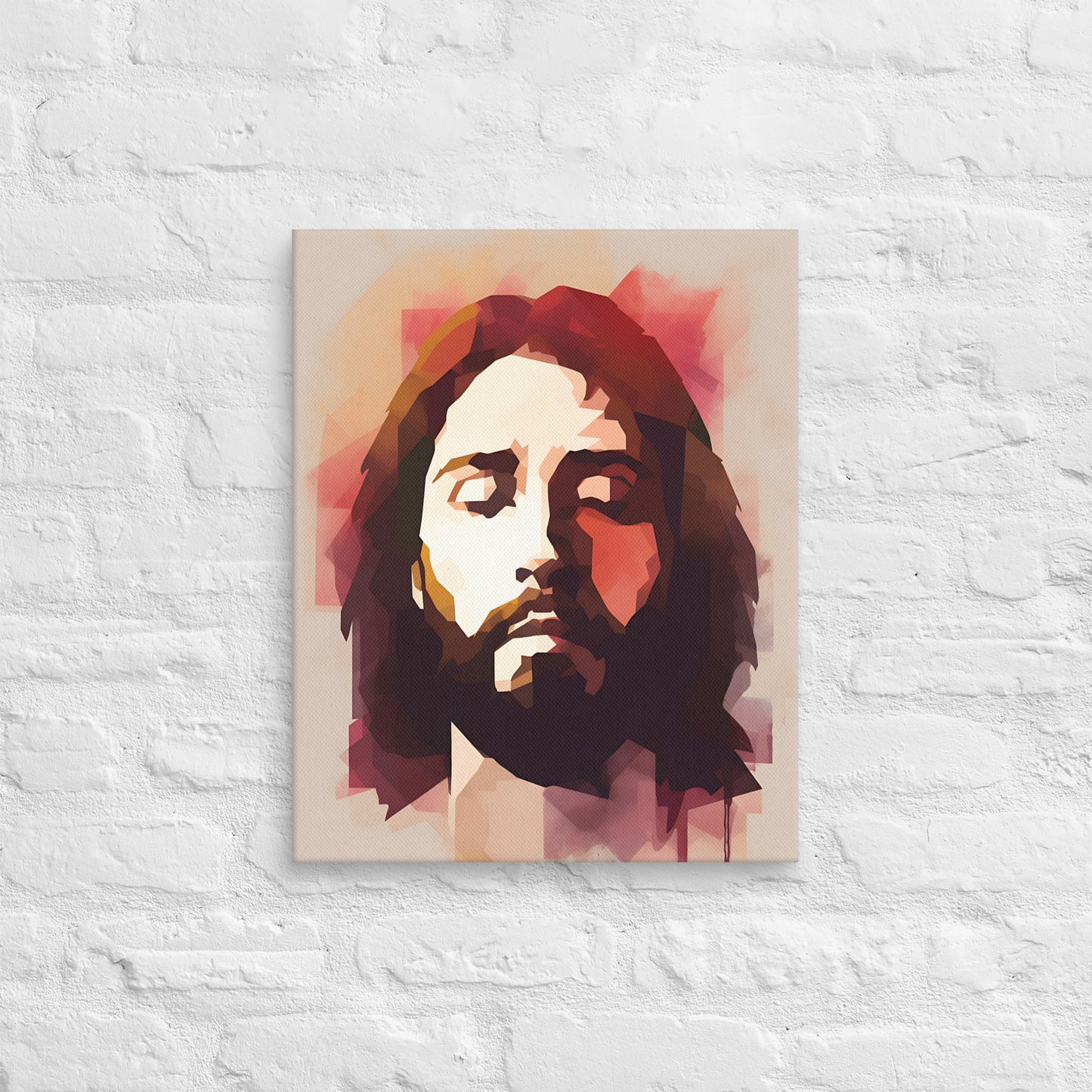 Minimalist Christ Canvas Print