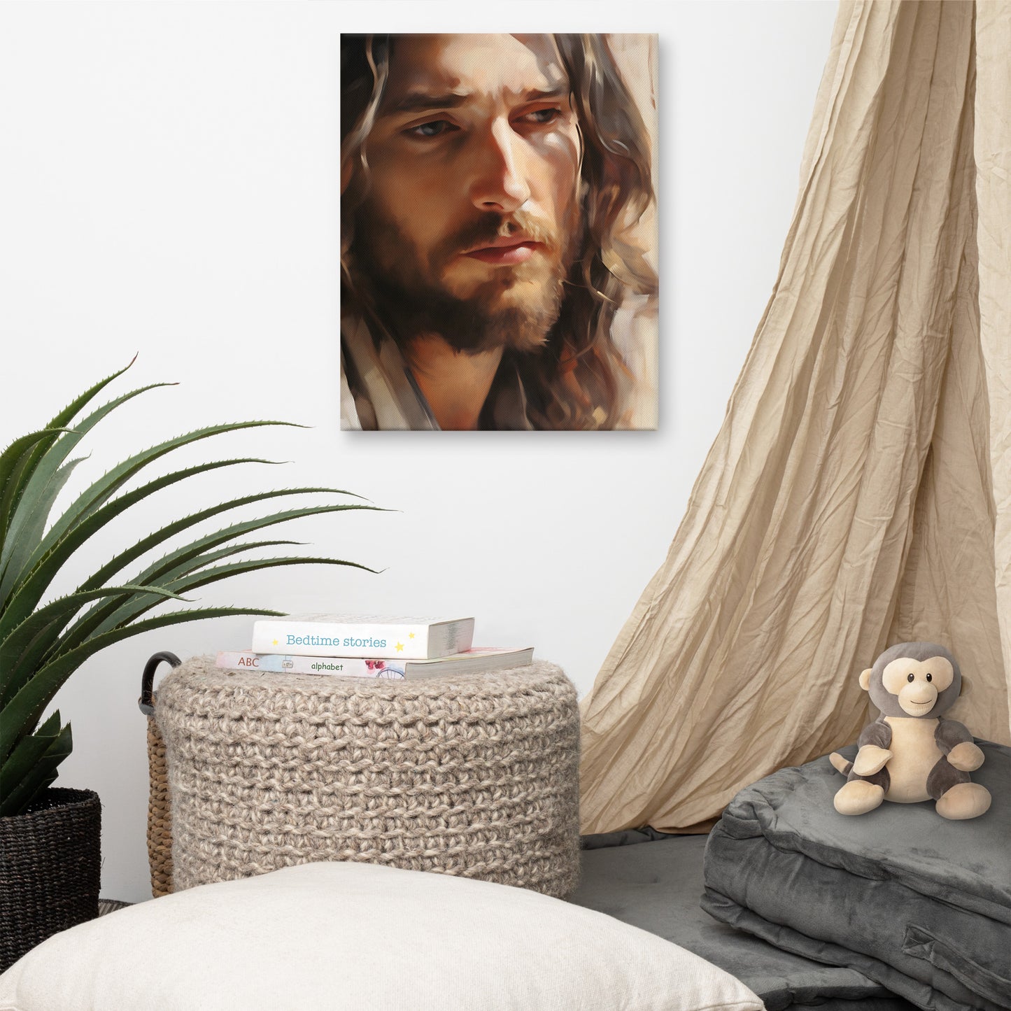 Merciful Messiah Canvas Print