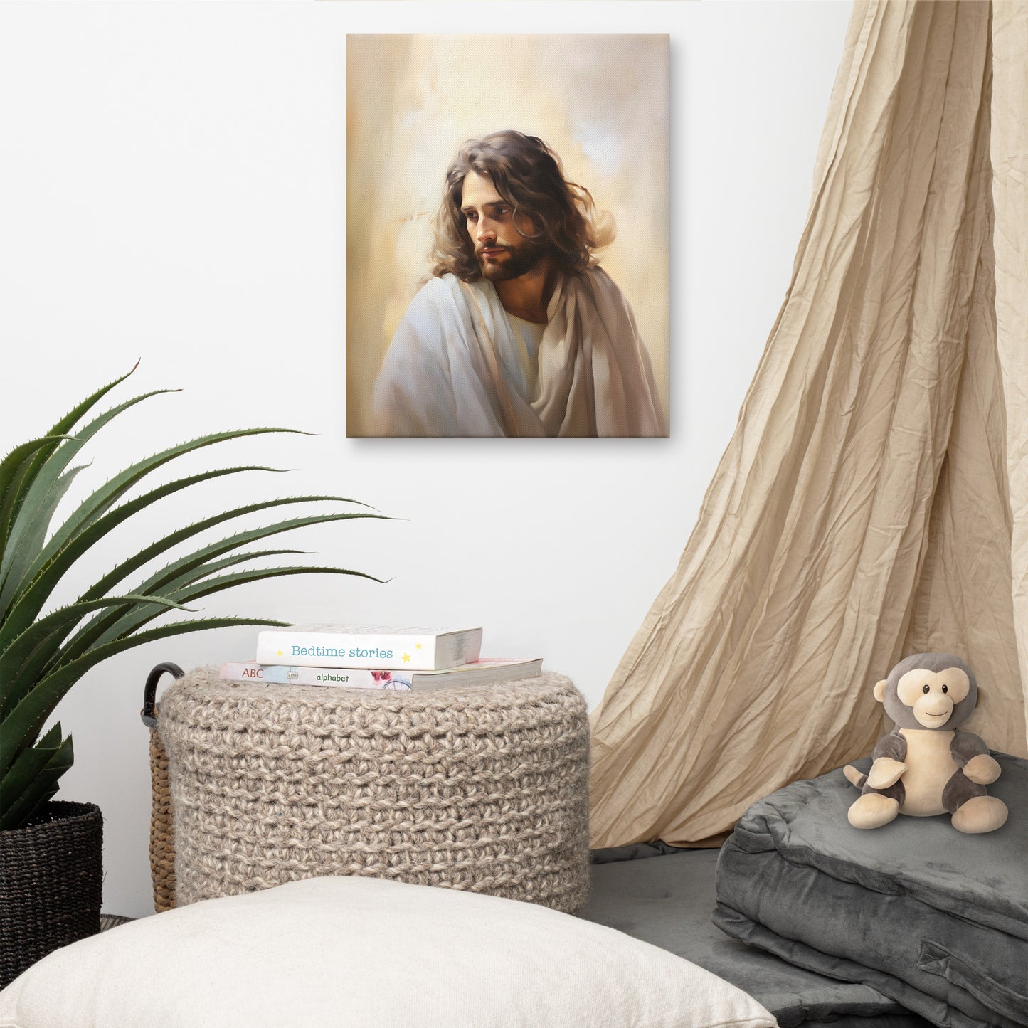 The Light Of Christ Canvas Print