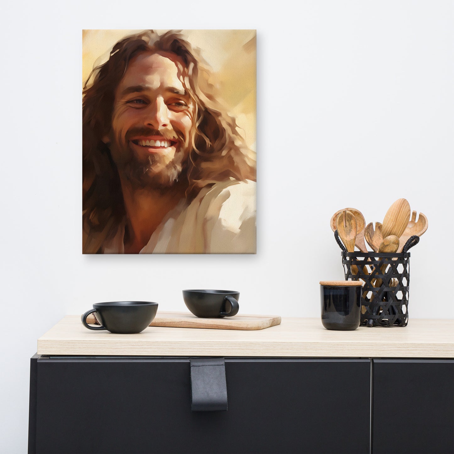 Free At Last In Jesus Canvas Print