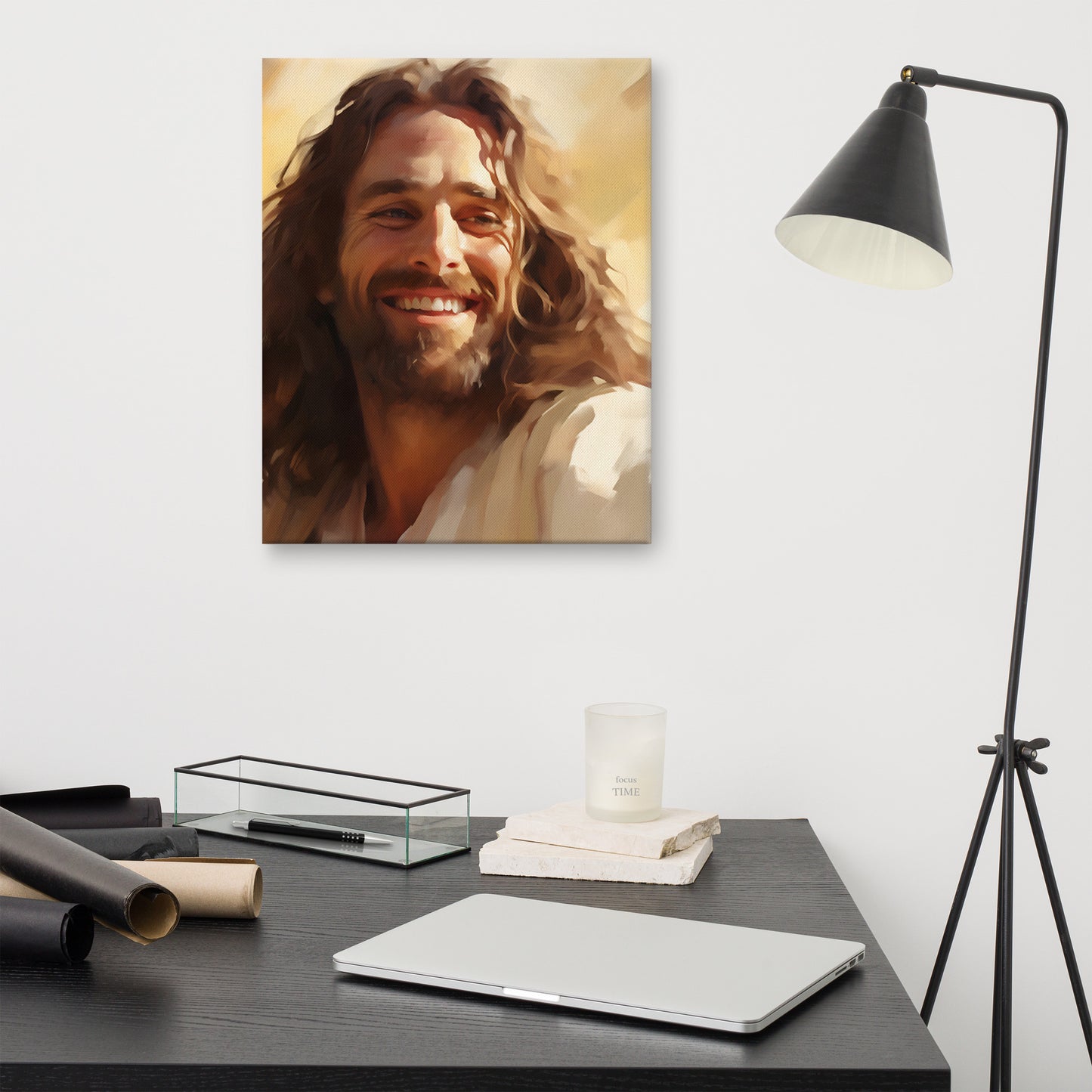 Free At Last In Jesus Canvas Print