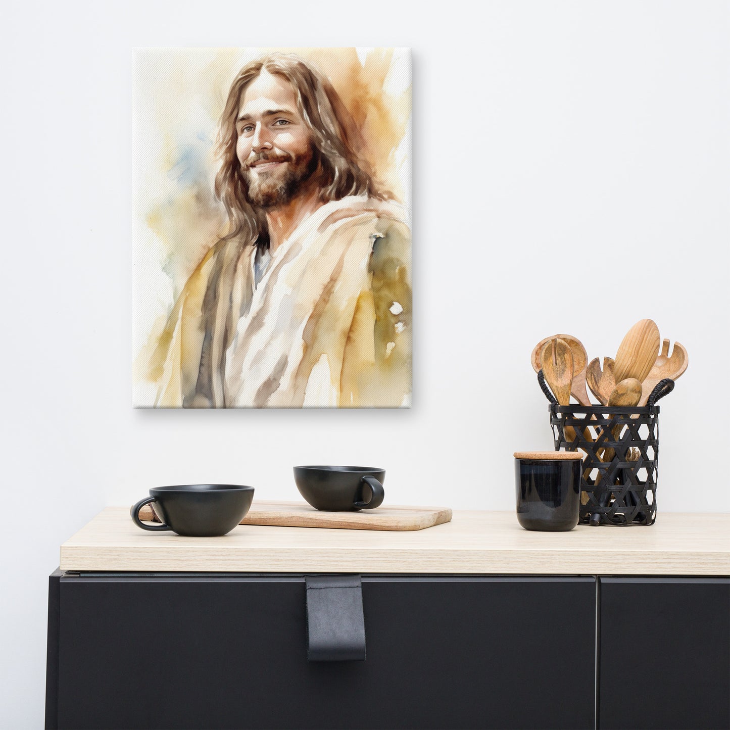 Jesus Shepherd Of Souls Canvas Print