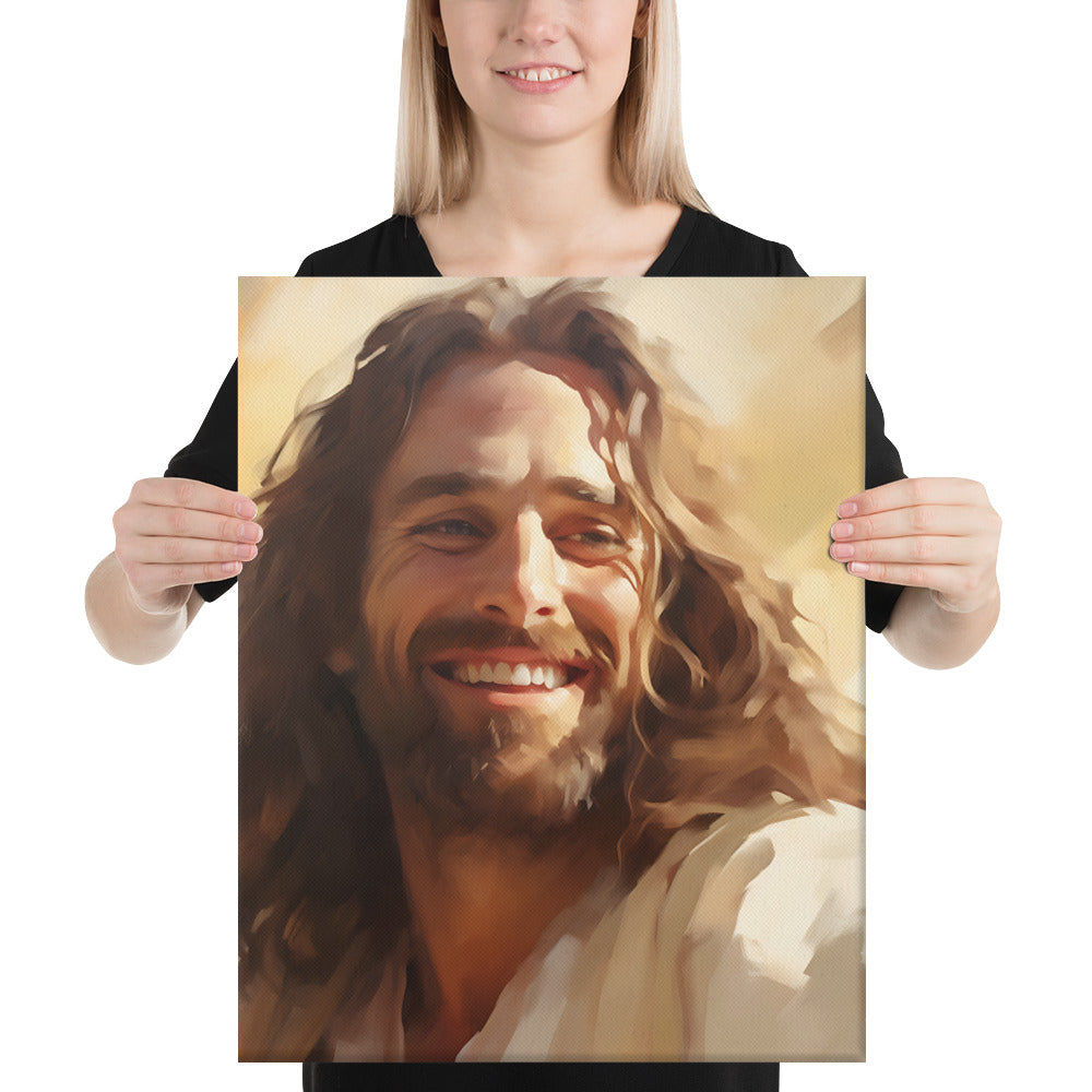 Free At Last In Jesus Canvas Print